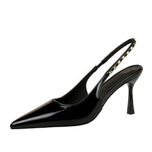 YAFEI XUANYU Тонкие каблуки женские туфли на шпильке бордовые, цвет Burgundy