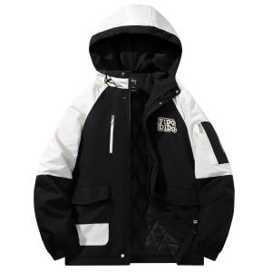 FIDO DIDO Куртка Unisex, Black (Thickened Fleece-Lined Puffer Jacket)