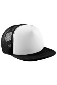 Винтажная сетчатая кепка дальнобойщика Snapback Beechfield, черный