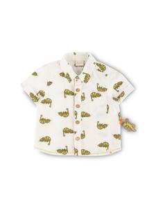 Рубашка Sigikid, белый/зеленый
