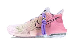 Nike Баскетбольные кроссовки Air Max Impact 3 с износостойкой поддержкой, низкие, унисекс, розовые