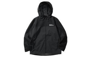 JACK WOLFSKIN Мужская ветровка для походов на открытом воздухе водонепроницаемая ветрозащитная дышащая, Dark Gray/6350