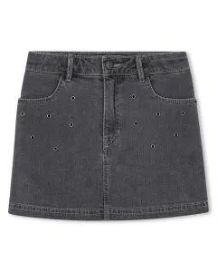 Детская однотонная юбка DKNY, черный