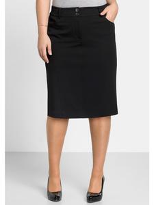Юбка до колена sheego, черный