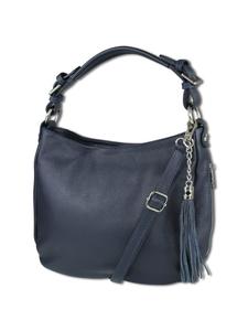 Наплечная сумка Toscanto Schultertasche, Shopper Leder blau ca. 30cm