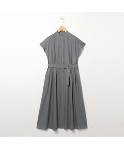 Платье в клетку с французскими рукавами