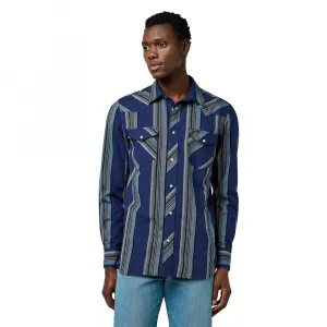 Рубашка Wrangler Western Regular Fit, синий