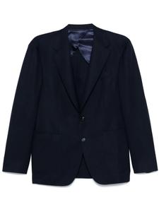 Пиджак тонкой вязки Canali, синий