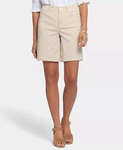 Шорты-бермуды с 5 карманами Nydj, коричневый