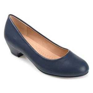 Туфли на широком каблуке Journee, navy synthetic