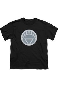 Футболка Green Lantern с белым символом, детская, с коротким рукавом Gildan