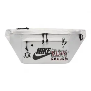 Nike Тканевый поясной рюкзак унисекс светло-серый, Skeleton Party