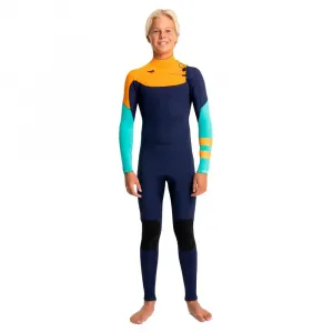 Неопреновый костюм с длинными рукавами и молнией на спине Hurley Advant 3/2 mm, синий