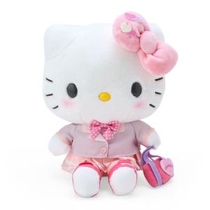 Блестящая школьная hello kitty cinnamoroll кукла плюш высота 14см/21см Sanrio