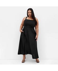 Женское макси-платье Collins CITY CHIC, Black