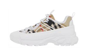 Кроссовки детские Burberry Chunky House Check, бежевый / белый