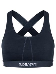 Бюстгальтер из мериносовой ткани W FEEL GOOD BRA синего цвета super.natural