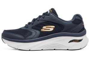 ARCH FIT D"LUX Кроссовки для мужчин с низким верхом, темно-синие/оранжевые Skechers