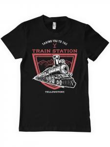 Футболка черного цвета yellowstone