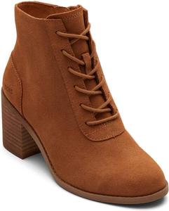 Женские кружевные ботинки TOMS Evelyn, Hellbraunes Wildleder