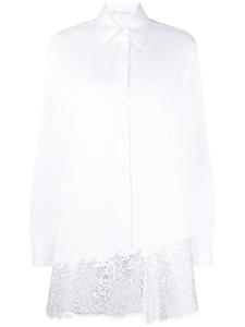 JW Anderson платье-рубашка с кристаллами, белый