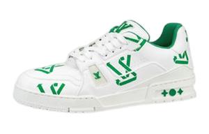 Мужские кроссовки Louis Vuitton, белый/зеленый