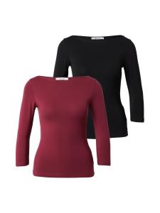 Рубашка ABOUT YOU Hedda, бордовый/черный