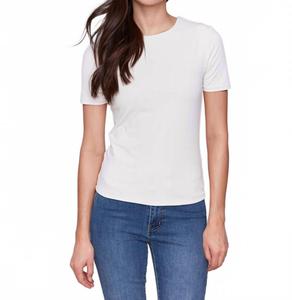 Двухслойная футболка с коротким рукавом в натуральном цвете CHARLIE B