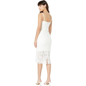 Платье Bardot Cleo Midi Lace Dress, цвет Orchid White