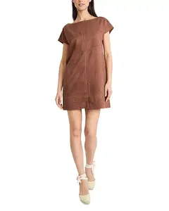 Мини-Платье с завязками на спине The Good Journey, коричневый