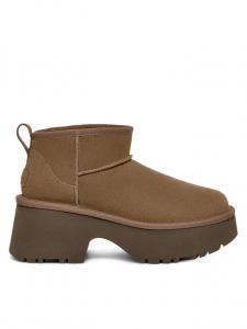 Ботинки зимние UGG W Classic Ultra Mini Heights, зеленый