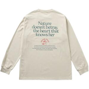 Футболка Snow Peak Living With Nature Long-Sleeve Snow Peak, Ivory