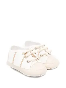 Кроссовки с полосатыми деталями Colorichiari, белый