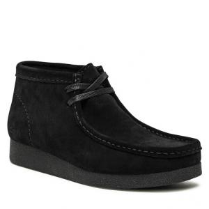 Ботинки женские Clarks Wallabee Evo Bt замшевые низкие, черный