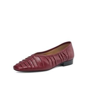 Повседневные однобортные туфли женские Rosa Bianca, Black (Sheepskin Lining)