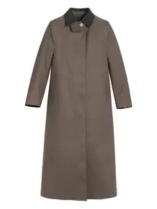 Плащ на пуговицах Barrie, коричневый