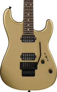 Электрогитара Charvel Pro-Mod San Dimas Style 1 HH FR, гриф из розового дерева, цвет Pharaohs Gold