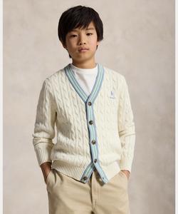 (Для мальчиков 8-20 лет) Хлопковый кардиган "Крикет"
