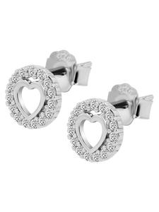 Adeliás Женские серьги - серьги-гвоздики из серебра 925 пробы