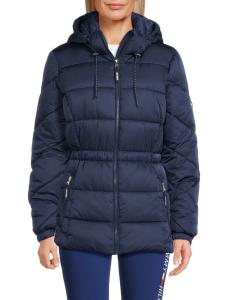 Куртка-пуховик с капюшоном Tommy Hilfiger, темно-синий