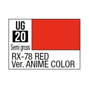 Полуглянцевый RX-78 Красный Аниме для строителей, Gundam Paints & Markers (Mr. Hobby)
