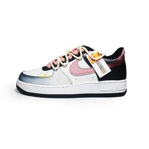 Обувь для скейтбординга Air Force 1 для детей, начальная школа Nike, черный/розовый