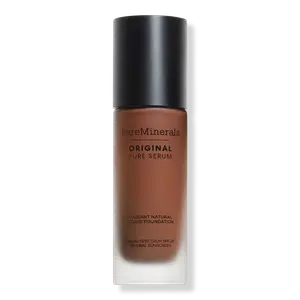 Оригинальная жидкая тональная основа Pure Serum Radiant Natural Liquid Foundation Mineral SPF 20 bareMinerals, Deep Cool 6 (very deep cool skin with a red hue)