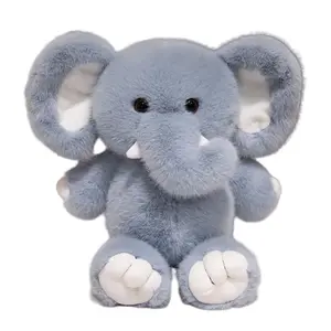 Бегущий слон динозавр плюшевая игрушка животное мягкая кукла высота 40см MAOGEGE
