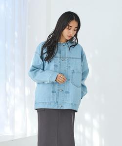 Джинсовая куртка без воротника Coen, цвет Lt.Blue