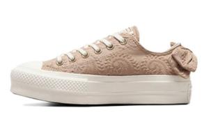 Женские Chuck Taylor All Star Lift Low 'Bow' Converse, коричневый/белый