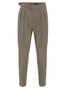 Зауженные плиссированные брюки Antioch Sebastiano, хаки