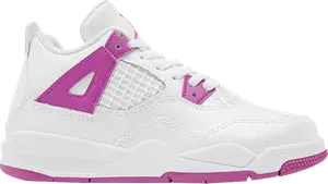 Кроссовки Air Jordan 4 Retro PS 'Hyper Violet', белый
