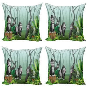 Чехол для подушки Abakuhaus, темно-серый