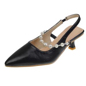 Женские туфли на тонком каблуке и высоком каблуке WUJI, Black